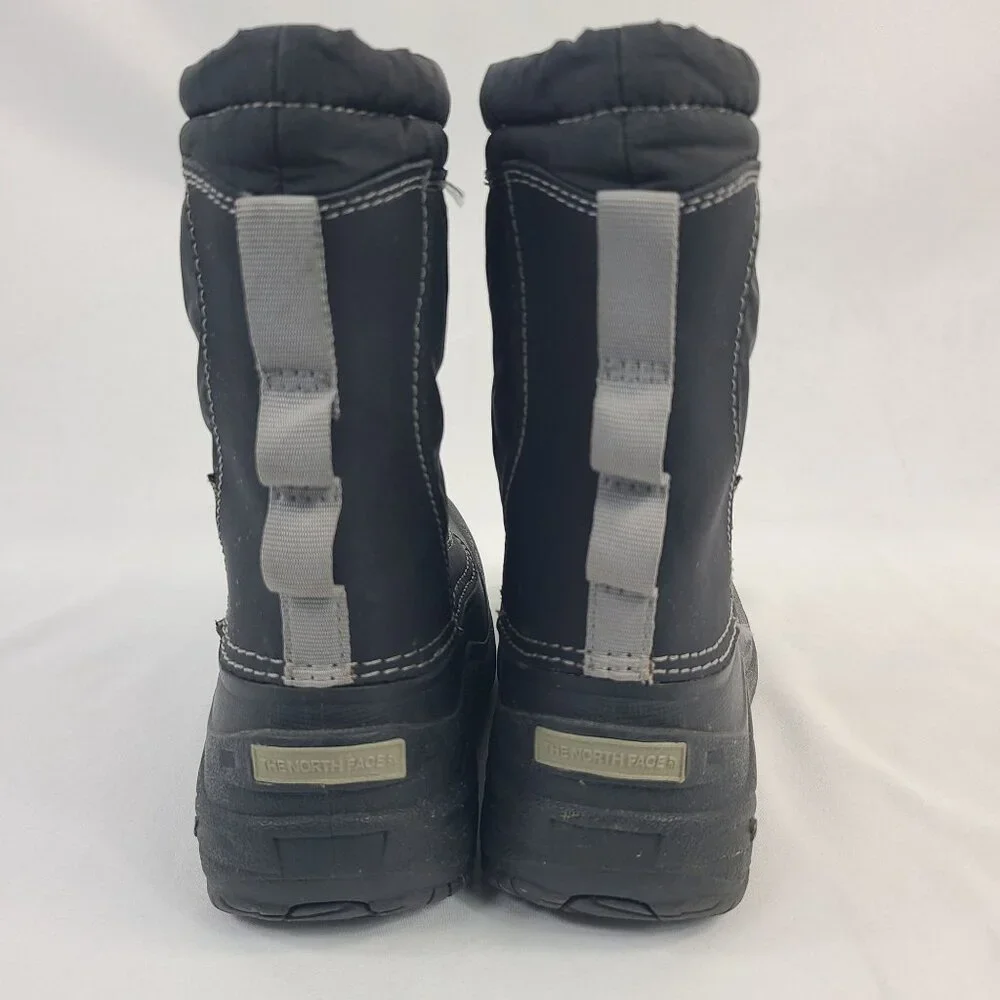 The North Face Kids Waterproof Winter Boots Black Size 13 Insulated EUC